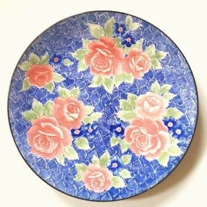 Beautiful Large Floral Decorative Platter